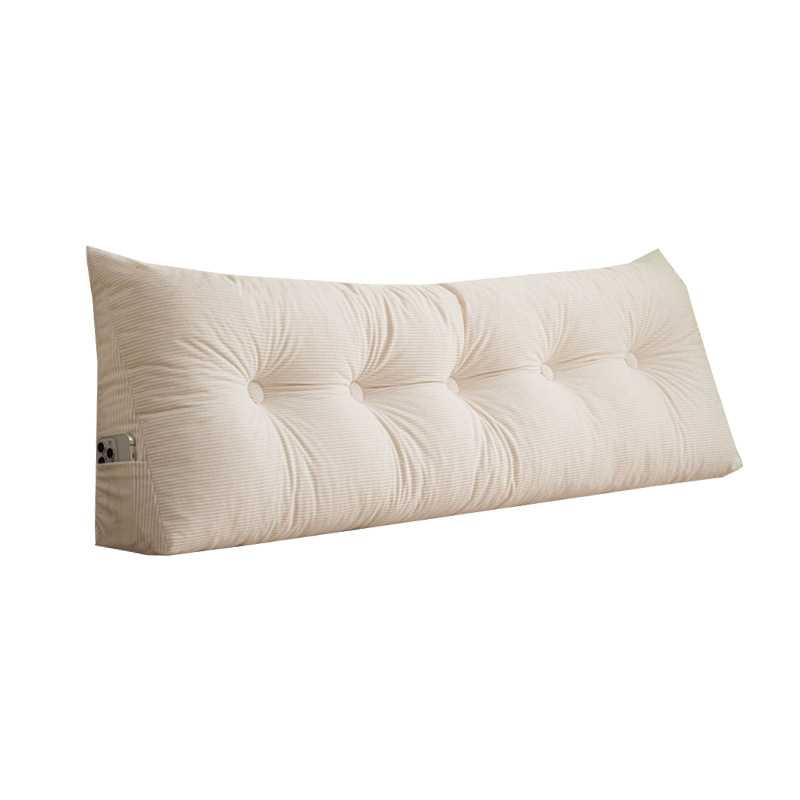 Triangular bedside cushion, large backrest, bed cushion, waist cushion, tatami, bay window, living room, soft bag, simple student