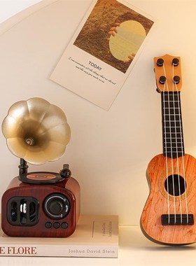 速发复古留声机八厅关怀旧摆件家居玄盒客音电视柜酒柜房间改造小