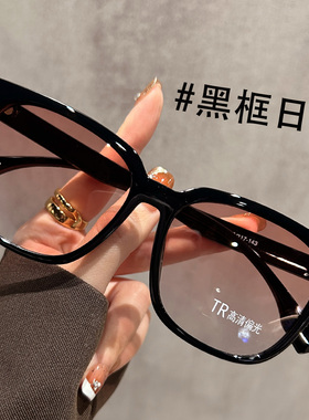 大框茶色偏光墨镜女款2024新款