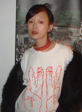 做旧红色皮质辣妹项圈颈链choker