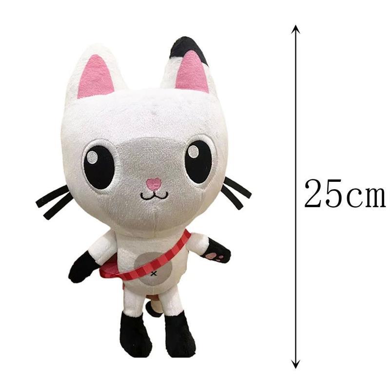 25cm 7-piece Gabby doll house plush toy cartoon stuffed anim - 图1