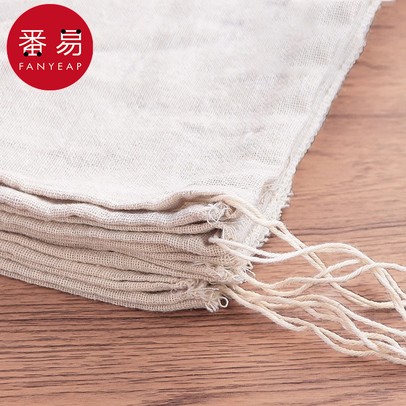 调料袋A1pq808-熬抽线纱布袋过滤袋小号佐料挤汁调料包煲汤 - 图1