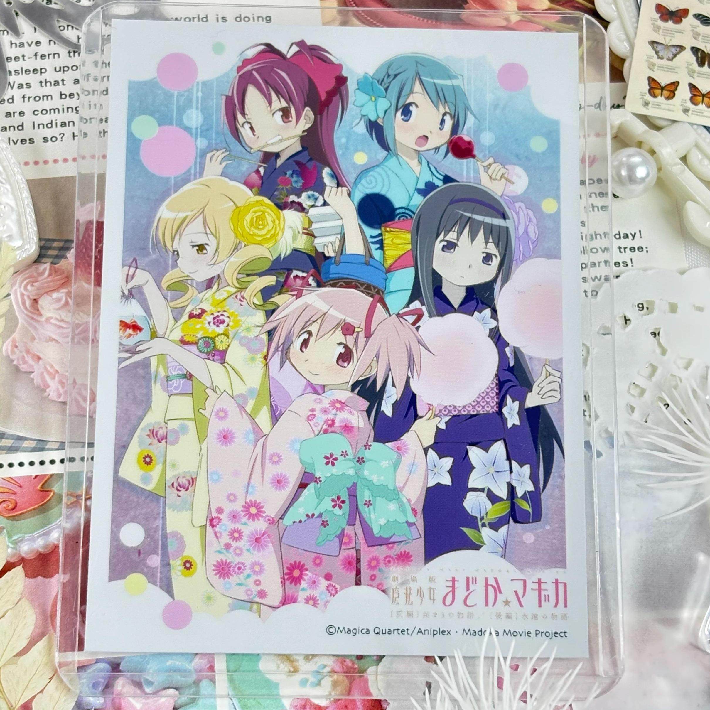 正版日谷魔法少女小圆鹿目圆香圆神晓美焰收藏卡套WS黑白双翼HG,淘宝优惠券,粉丝福利购,淘宝优惠卷