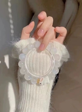 儿童手链女童闺蜜小学生年新子网红姐妹串珠漂亮手环