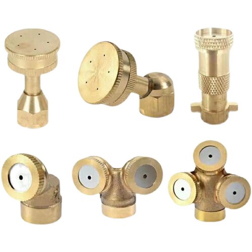 农用电动喷雾器纯铜高压雾化多孔喷头打药机配件高压可调雾化喷头 - 图3