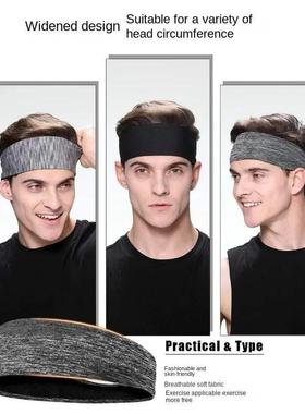 Sweatband for Men Women Elastic Sport Hairbands Head Band Yo