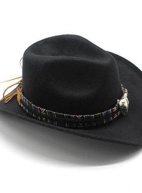 men and womens hat western cowboy jazz sun hat 西部牛仔帽