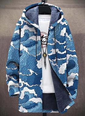 3D men's printed casual trend loose jacket男印花休闲潮流