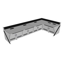 The great craftsman is passed into a custom operating table command and dispatching desk machine room multimedia table broadcasting sound table podium XM-M