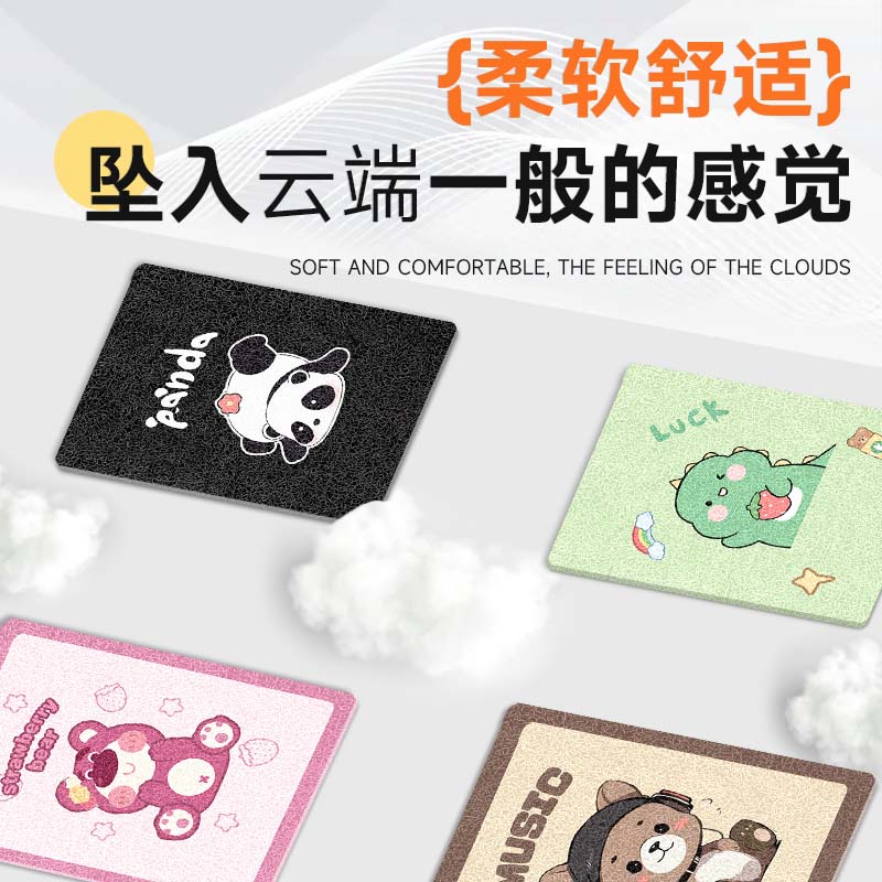 适用于九号a2z90脚垫电动车配件电瓶车脚踏垫脚踩垫90丝圈防水9号 - 图2