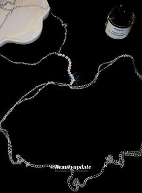 跨境高级感欧美时尚女身体镶钻