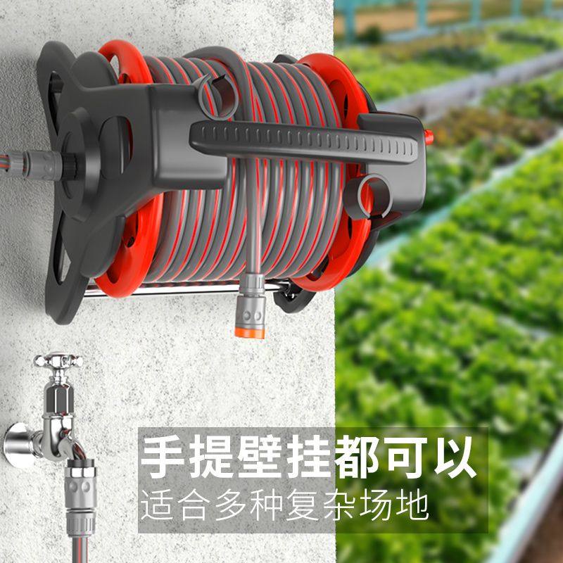 德力西水管收卷器洗车软管收纳架卷管器盘水管神器缠绕架子水管车,淘宝优惠券,粉丝福利购,淘宝优惠卷