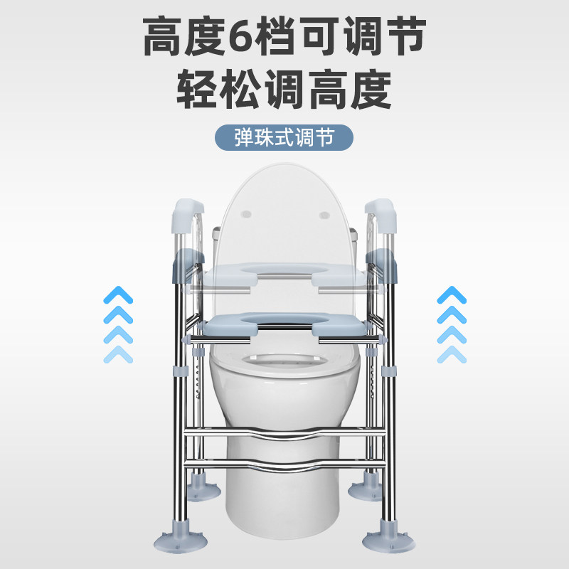 马桶增高器扶手架子老人家用坐便加高器坐便椅升高器移动洗澡椅凳,淘宝优惠券,粉丝福利购,淘宝优惠卷