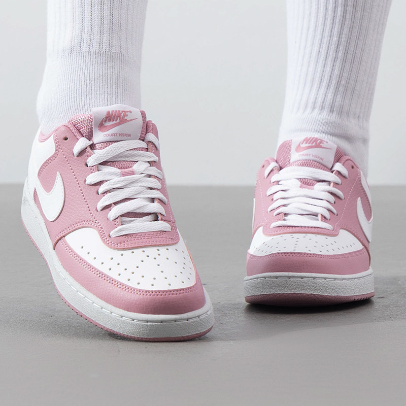 NIKE耐克COURT VISION板鞋夏女子复古篮球风休闲鞋DH3158-606,淘宝优惠券,粉丝福利购,淘宝优惠卷