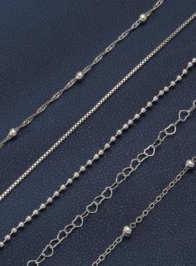 5 pieces bracelets set希音爆款手錬5件套套装女合金圆珠炼盒炼