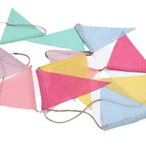 61 Childrens Day La Flag and Colorful Cloth Art Triangle Colorful Flag Children House Dress Up With Flag Lagarde Air Hanging Accessories