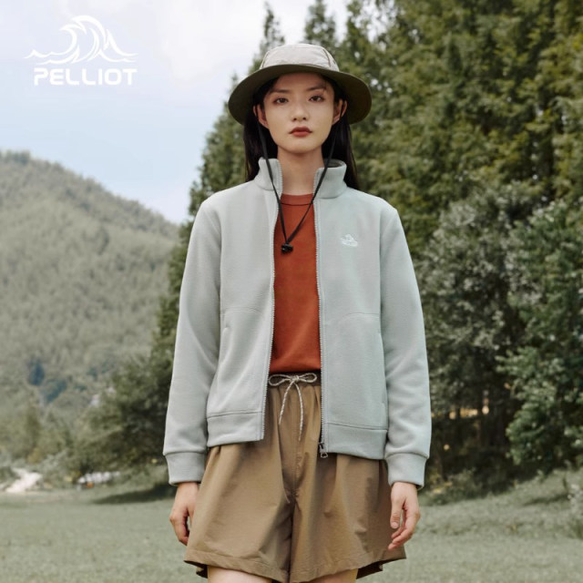 伯希和抓绒衣女新款摇粒绒休闲加厚户外保暖男冲锋衣内胆外套上衣