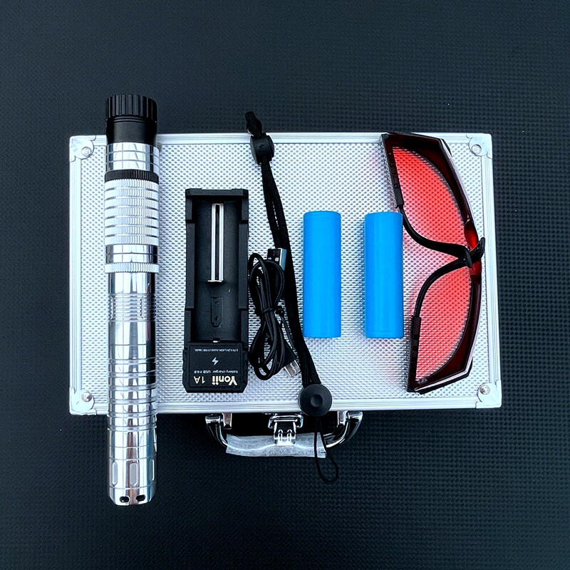 高能量50w/瓦蓝色激光灯超大功率绿色激光笔户外白天指示清晰