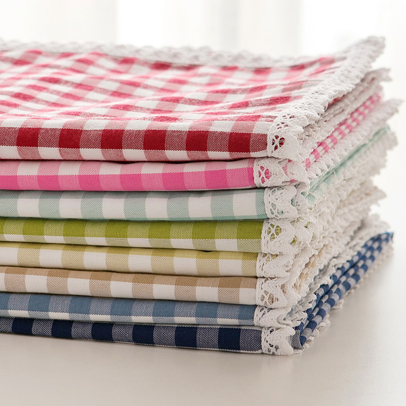 小清新格子桌布布艺定制桌布防尘防水防油免洗餐桌布幼儿园桌布罩,淘宝优惠券,粉丝福利购,淘宝优惠卷