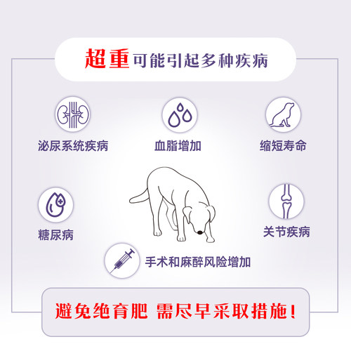 皇家狗粮WD30狗狗绝育肥胖体重控制小型成犬专用处方粮1.5KG - 图1