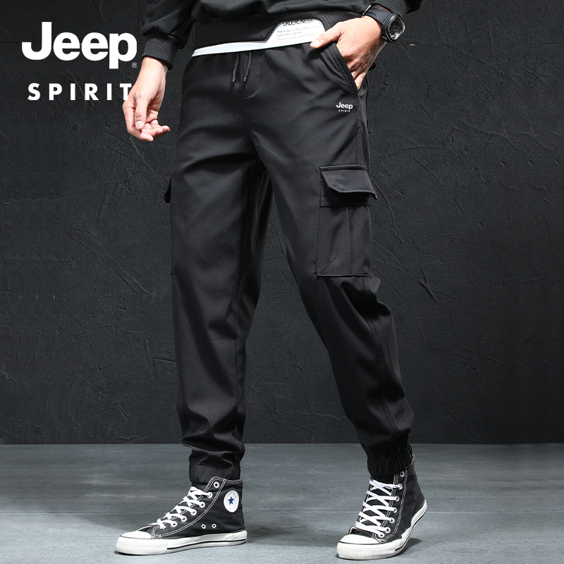 JEEP SPIRIT 2023秋新款男士运动休闲裤工装裤 4色