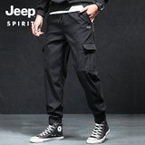 吉普JEEP SPIRIT 2023秋新款男士运动休闲裤工装裤 4色 券后69元包邮