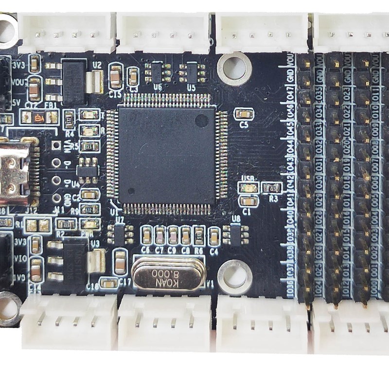 USB转8路TTL串口模块扩展板 GPIO工业级 CH348 TTL下载器 集线器 - 图1