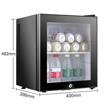 Hotel Small Fridge 30L Leave Sample Fridge Tea Cabinet Freezer Drinks Little Fridge Mini Ice MINIBAR
