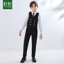 Cedar Children Gown Boy Flowers Boy Waistcoat Suit Piano Plays Out Boy Suit Little Host West Suit Autumn