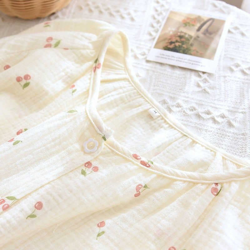 月子服春夏季纯棉纱布吸汗透气怀孕期孕妇睡衣产后哺乳大码喂奶衣,淘宝优惠券,粉丝福利购,淘宝优惠卷