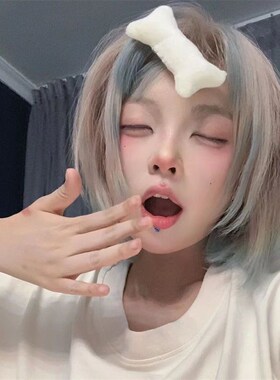 萌趣骨头发夹毛绒玩偶刘海夹侧边夹子发卡少女心发饰秋冬新款头饰