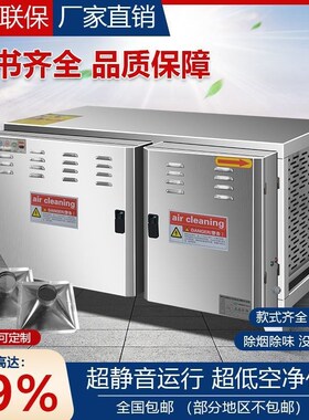 蔚蓝低空油烟净化器商用饭店餐饮厨房烧烤小型净化机无烟静音环保