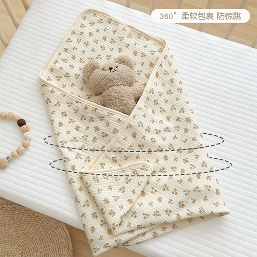 Детское марлевое хлопковое одеяло для новорожденных, гигиеническая прокладка, 0-12 мес.