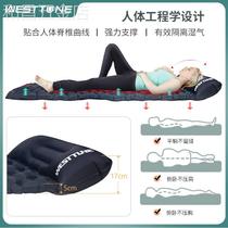 WestTunes Outdoor Camping Inflatable Mat Picnic Camping Thicken Tent Sleeping Mat Handy Air Cushion Single Anti-Tide Cushion