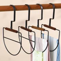 Tie Rack Cirque Girdle Belt containing Divine Instrumental Metal Hooks Silk Towels Multifunction Circle Hanging Scarves Foldable