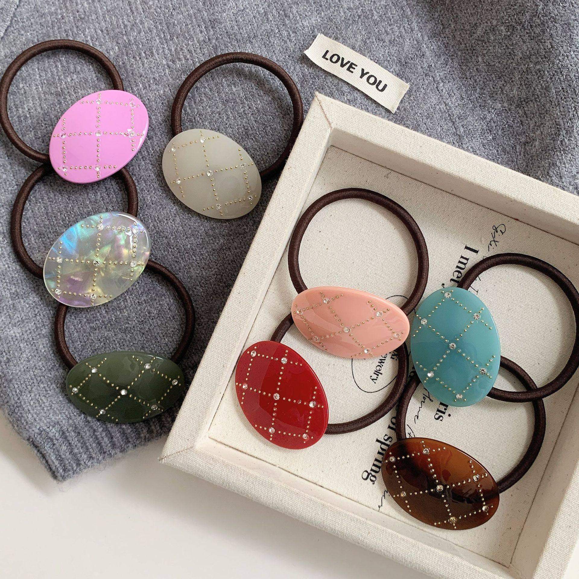 精致满天星彩钻半圆发圈发绳高级感高弹力皮筋女扎马尾头绳子皮套,淘宝优惠券,粉丝福利购,淘宝优惠卷