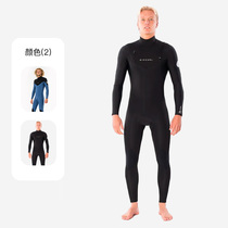 RIPCURL Day Early Guard Surf Wear Male Chill Warm 3 2mm Swimsuit Conjoined Chest Front Zip Speed Dry Wet Clothing