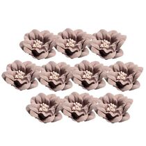2 3 5 10 Pieces Camellia Flower Heads for DIY Hair