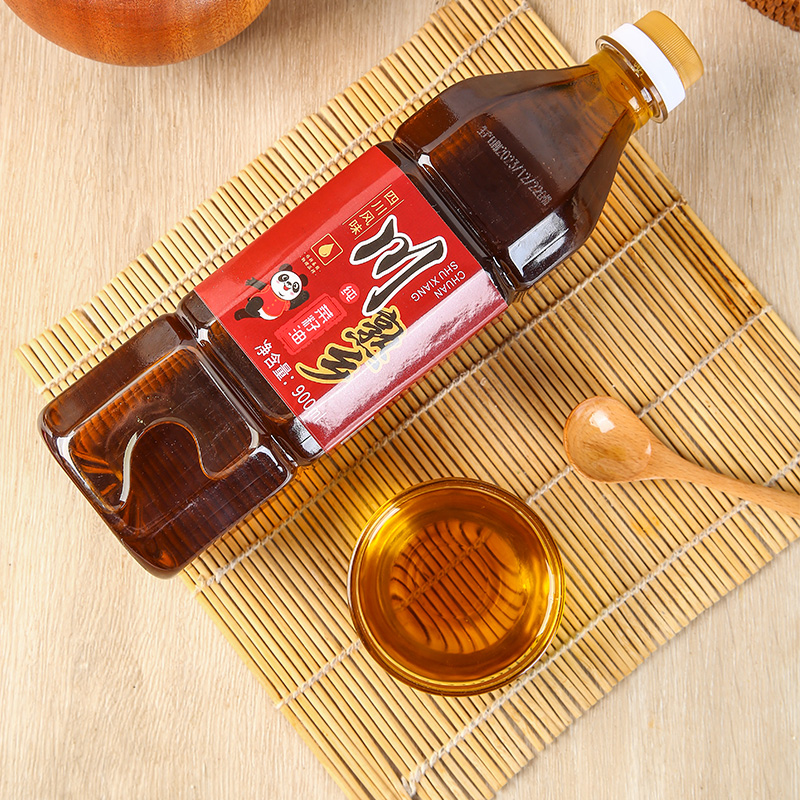 川熟乡四川纯正宗菜籽油食用油非转基因农家用压榨菜油小瓶900ml