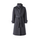 Sailboat Reversible Wool Cape Coat