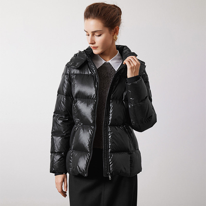 [三防]Navigare意大利小帆船休闲连帽羽绒服女士冬季黑色保暖外套,淘宝优惠券,粉丝福利购,淘宝优惠卷