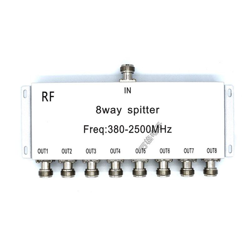 N型功分器八功分380-2500Mhz 2.4G基站合路器功率分配器一分八,淘宝优惠券,粉丝福利购,淘宝优惠卷