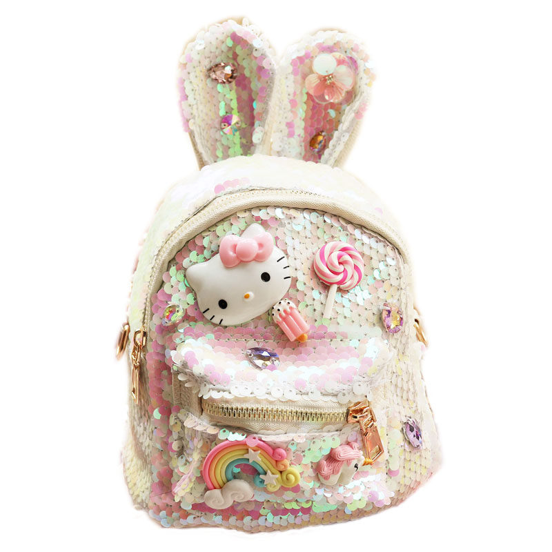 女童双肩包幻彩亮片背包女宝宝可爱幼儿园书包韩版卡通迷你包,淘宝优惠券,粉丝福利购,淘宝优惠卷