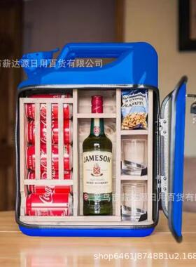 热销铁艺美式汽油桶酒箱Jerrycanminiba圣诞r玄关摆件工艺