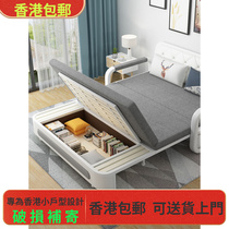 Hong Kong sofa bed multifunction foldable telescopic simple and modern living room small family type single double purpose storage