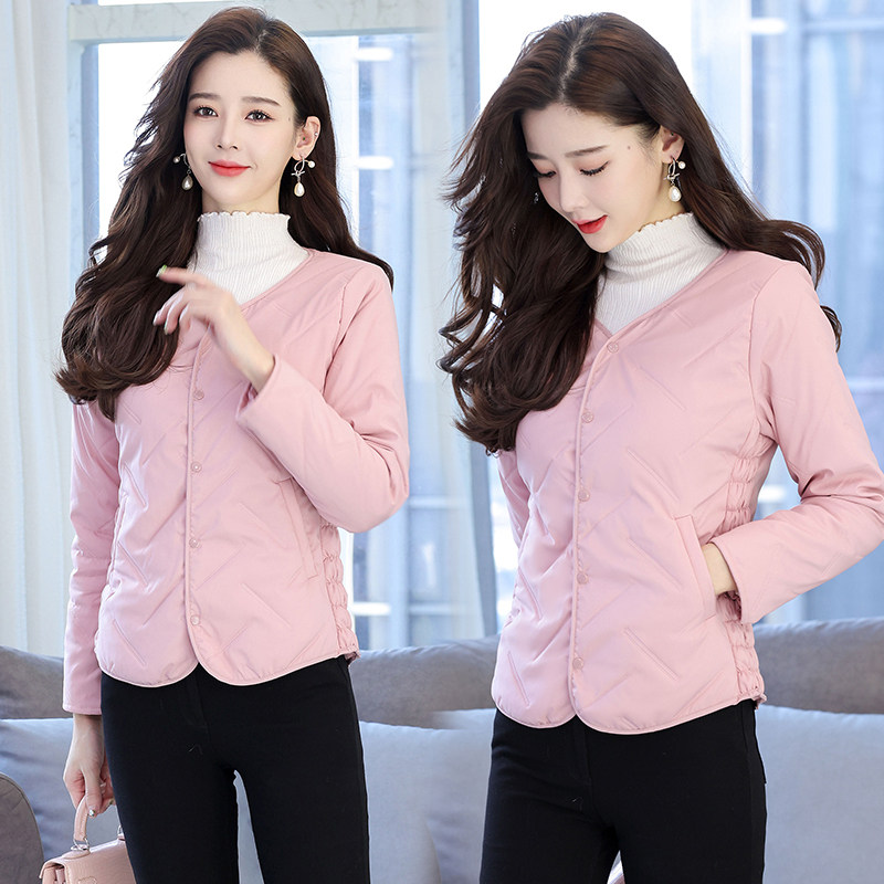 新款加绒加厚短款羽绒棉衣