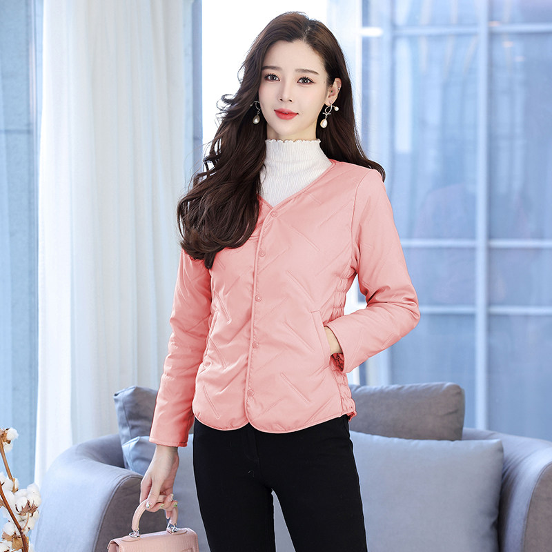 新款加绒加厚短款羽绒棉衣