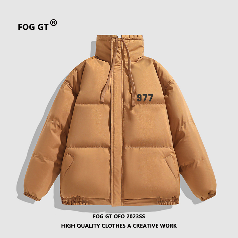 FOG GT2023新款美式高街1977羽绒棉服情侣冬季棉上衣外套男女潮牌