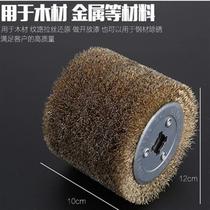 Steel wire wheel wood wood grain reduction wire drawing wheel special wire brush exfoliating tool polished and polished wire drawing derusting wheel