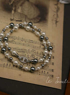 18K金钻石吊坠锁骨链LeJewele